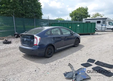 2013 Toyota Prius Two from USA, damaged, VIN JTDKN3DU7D5653815